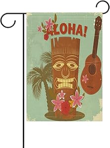 senya Double Sided Yard Garden Flag, Vintage Hawaiian Aloha Home House Outdoor Flags, Graduation Decorations Gifts, 12