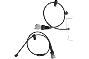 PXASU Front and Rear Brake Pad Sensor Kit for Lexus LS460 2007-2017, for Lexus LS600h 2008-2016 Brake Wear Pad Sensors Replacement# 4777050080 + 4777050090, Set of 2