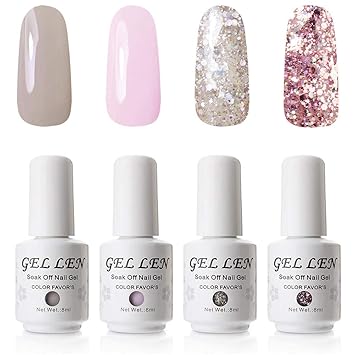 Amazon Com Gellen Gel Polish Set 4 Colors Gentle Girl Series Amazon Com Gellen Gel Polish Set 4 Colors Gentle Girl Series