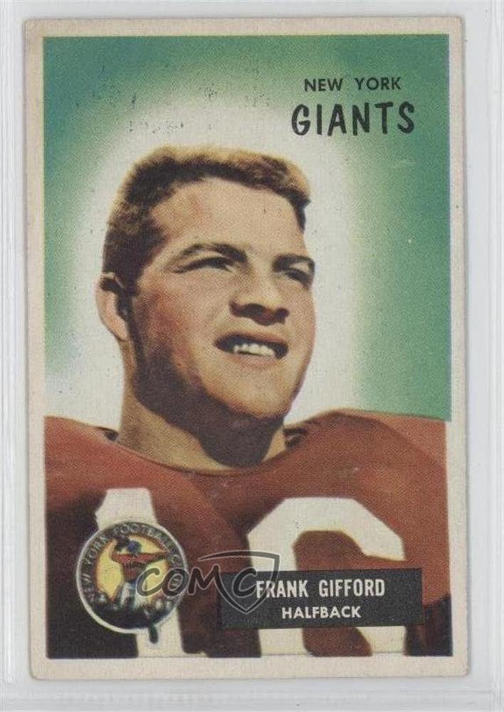 Amazon Frank Gifford Football Card 1955 Bowman Base 7 