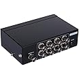AuviPal 8-Port (1 Input 8 Output) BNC Video Splitter Box 1080P Coaxial Distributor Amplifier for Video Monitoring System CCTV Security Camera