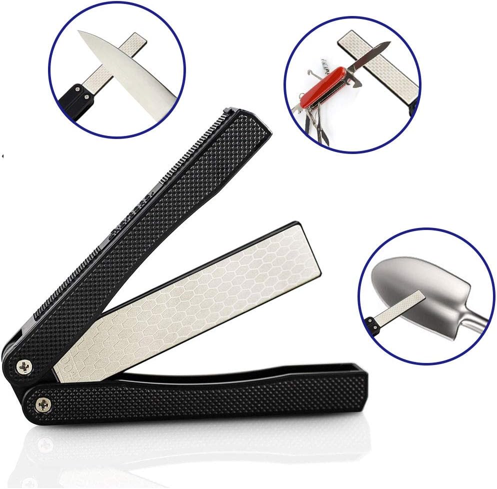 Diamond Folding 5" Knife Sharpener 400/600 Grit Kitchen