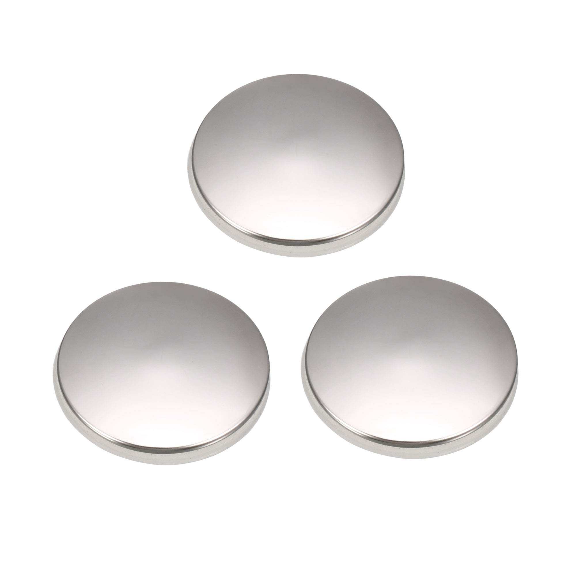 sourcing map Basin Sink Click Plastic 35mm Diameter Pop-up Push Button Drain Stopper 3Pcs