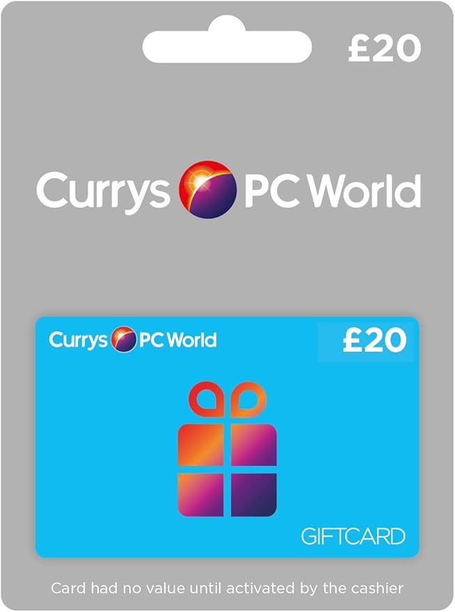 Currys PC World Gift Card £20 UK Free Delivery Amazon.co.uk Gift