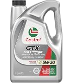 Amazon.com: Castrol GTX Full Synthetic 5W-30 Motor Oil, 5 Quarts