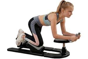 Spine Twist and Stretch Trainer,Adjustable Back Stretcher Machine,Detachable Waist Workout Equipment for Lower Back Pain Reli