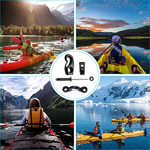 SPORBA Kayak Pad Eye Kit, Expanded Deck Rigging Kit with 5PCS Deck