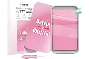 ARTDOT Strong Adsorption Putty Wax for Diamond Art Kits for Adults,Large Size Glue with Sealed Storage Box for Diamond Painti