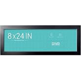 LaVie Home 8x24 Picture Frame Black, Panoramic Picture Frame for Wall Decoration, Classic Black Minimalist Style Suitable for Decorating Houses, Offices, Hotels（1 Pack）