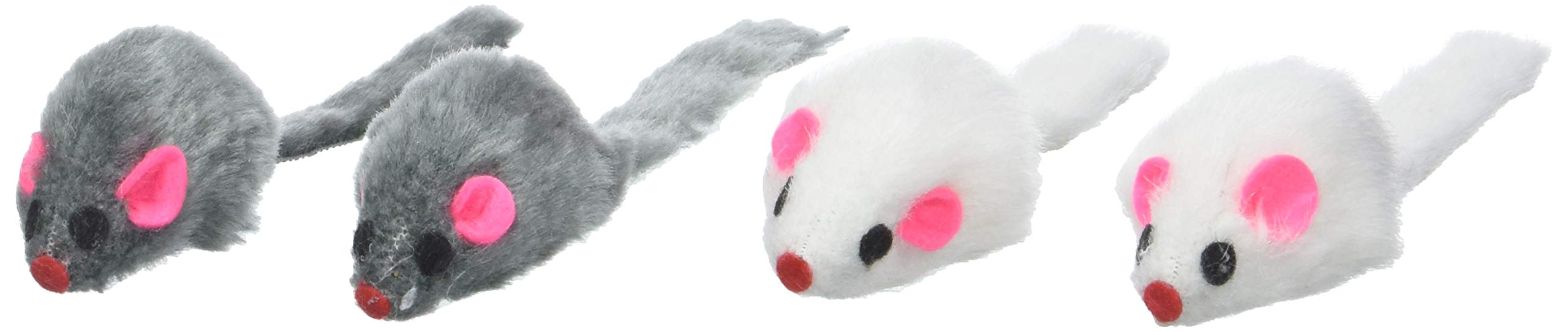Ruff N Tumble Catnip Mice, 4 Pieces