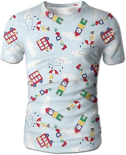 Christmas BusPractice Essential, Men Generous, Affordable Short-Sleeved T Shirts 100% Cotton