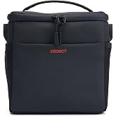 OBSBOT Camera Carry Bag for Tail 2 | Portable Protective Camera Case with Detachable Shoulder Strap, Splash-Resistant Polyester, Accessory Compartments, Black.