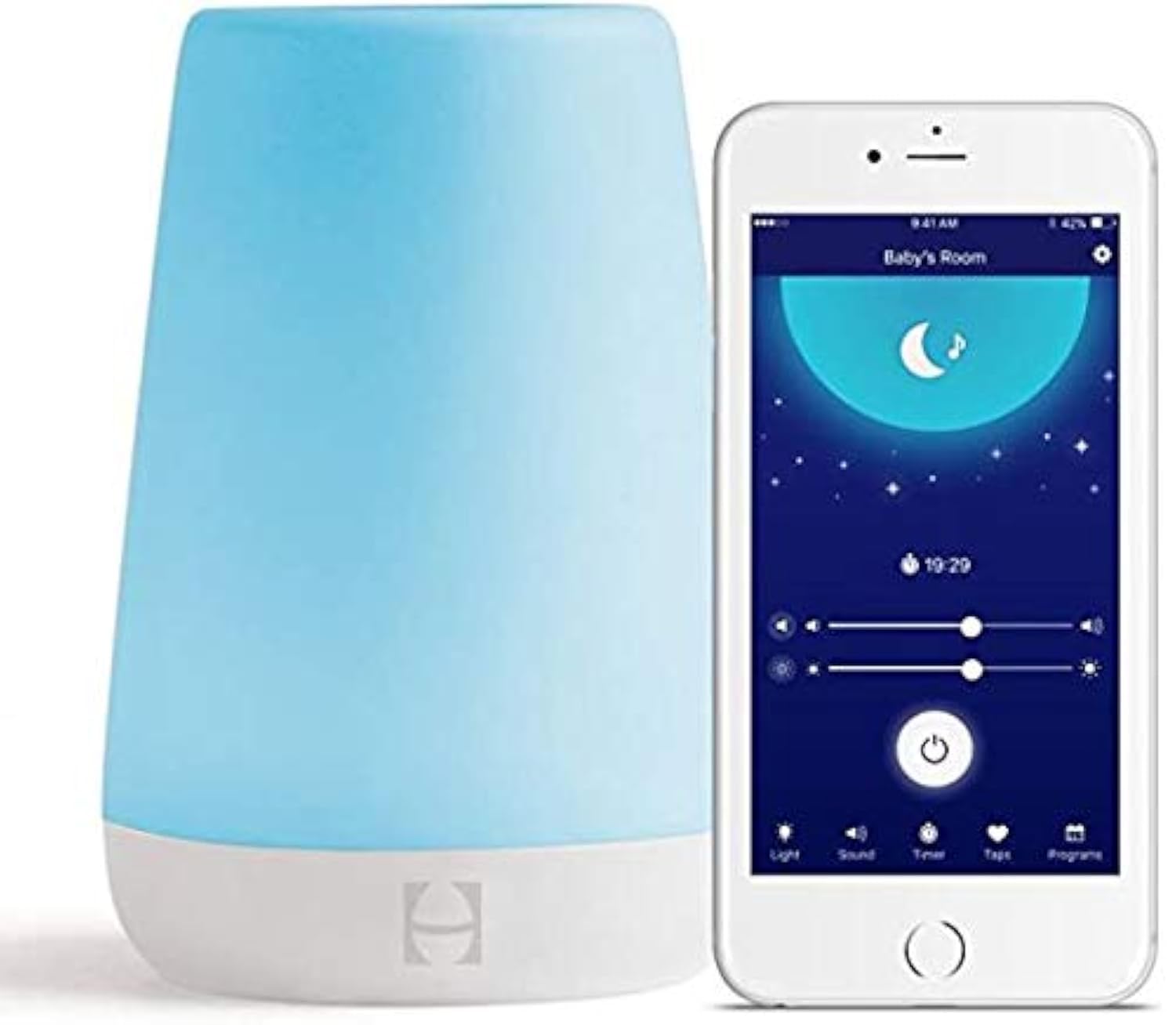 Hatch Baby Rest Sound Machine, Night Light and Time-to-Rise (UK-Only Compatible)