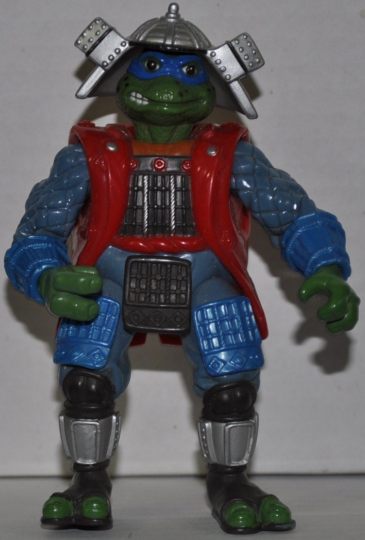 Vintage Movie III Samurai Leo (1993) Leonardo - Action Figure - Playmates - TMNT - Teenage Mutant Ninja Turtles Collectible Figure - Loose Out of Package & Print (OOP)