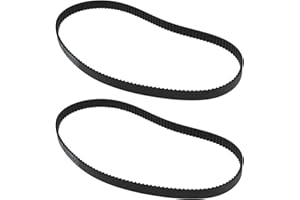 Briny River 2pcs Printer Drive Belt 20006 79866M Compatible with Zebra 203dpi ZT410 ZM400 S4M Z4M Thermal Label Printer