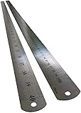 Large Stainless Steel Ruler Rule Measuring Measure