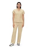 floralhue Scrubs for Women, V-Neck Scrubs Top