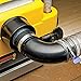 Dust Right 2-1/2'' Rubber Union for Dust Collection w/Pair of Clamps - Hose Coupler Eliminate Flimsy Duct Tape Connections - Dust Collector Flexible Rubber Makes Airtight Seal - Hose Clamp & Hanger
