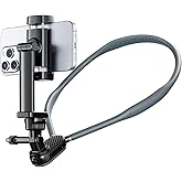 Hamillar Camera Phone Chest Neck Mount Holder for Video Recording iPhone Samsung 4-7 Inch Phones AKASO/Go Pro/Insta360X5/DJI360 (Cameras + Phone Mount)