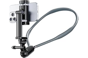 Camera Phone Chest Neck Mount Holder for Video Recording iPhone Samsung 4-7 Inch Phones AKASO/Go Pro/Insta360X5/DJI360 Other 