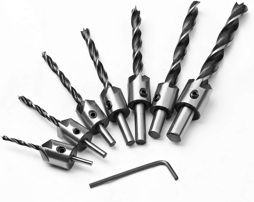 8 PCS Countersink Drill Bit Set - Image 3