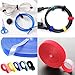 Darller 5 Roll Reusable Cable Straps Cable Ties Hook & Loop Nylon Fastening Tape Wire Organizer for Cords Cable Management (Totally 33 ft)