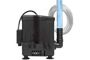 Roamoris Small Condensate Pump With Level Sensor 4.5Ft Lift 110V Automatic Submersible Water Pump For Dehumidifier,HVAC,Air Conditioner,Ice Maker, Furnace,Air Cooler,Large Volume,PM04