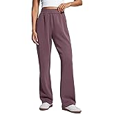CRZ YOGA SoftAura Straight Leg Casual Sweatpants Women 28"/30"/32" - Modal Lounge Travel Pants with Pockets