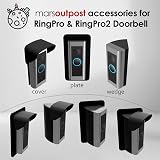 Mars Outpost Rain Cover for Ring Video Doorbell Pro/Pro 2 No Drill Mount view 6