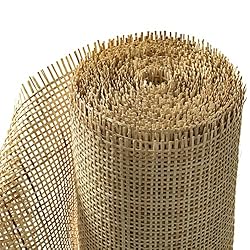 24" Width Square Rattan Cane Webbing Roll 9 Feet