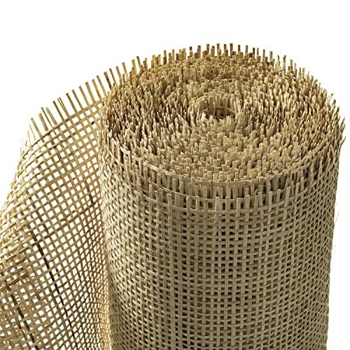 24" Width Square Rattan Cane Webbing Roll 9 Feet