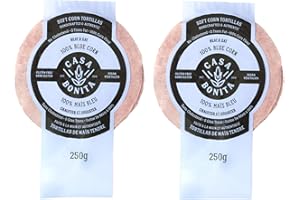 Casa Bonita Blue Corn Tortillas | 450g | Gluten-Free & Vegan | Authentic Mexican Taste | Perfect for Tacos, Enchiladas, and M