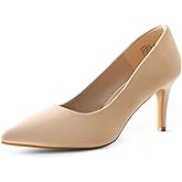 DREAM PAIRS Women's High Stiletto Heels Closed Pointed Toe Dress Pumps Shoes for Wedding Work Office Business, 3 Inches