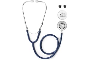 Primacare DS-9290-BL Adult Size 22 Inch Stethoscope for Diagnostics and Screening Instruments, Lightweight and Aluminum Doubl