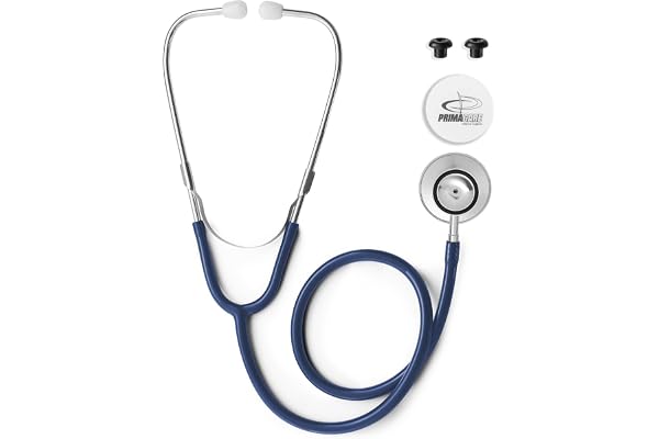 Primacare DS-9290-BL Adult Size 22 Inch Stethoscope for Diagnostics and Screening Instruments, Lightweight and Aluminum Doubl