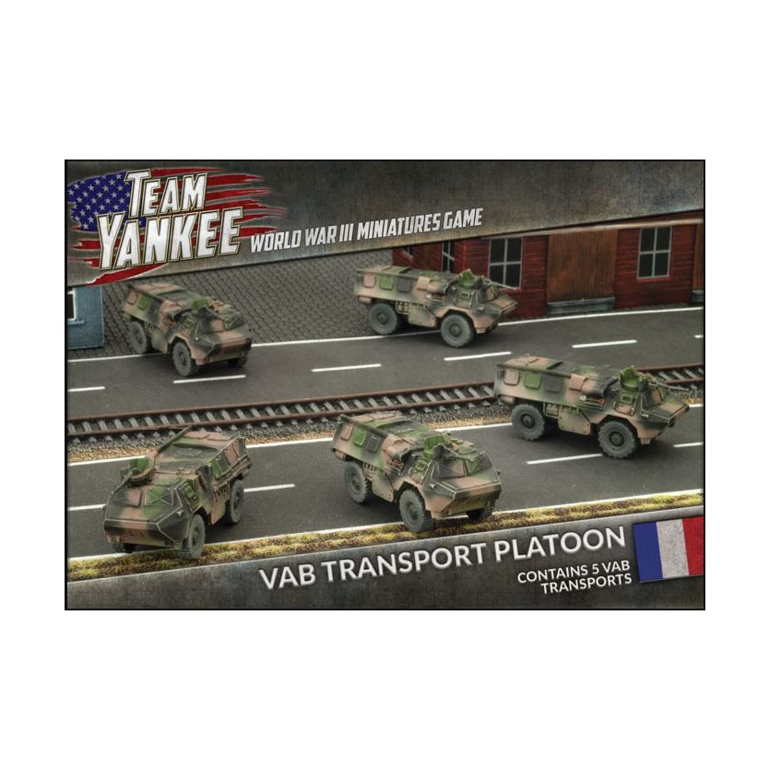 Flames of War Team Yankee French VAB Transport Platoon (TFBX03)