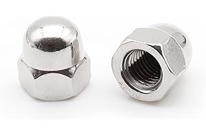 Acron Cap Nut Stainless Steel 304 | SAE/Imperial Size by Milliontronic (7/16" (20Pcs))