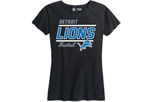 Team Fan Apparel NFL Gameday Women's Relaxed Fit T-Shirt - Rib Neck Contour - Tagless Short Sleeve Tee - Stay Cool & Stylish