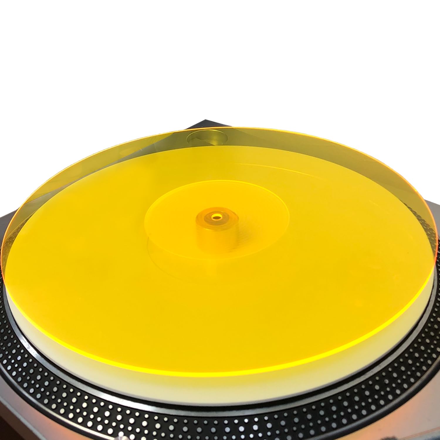 Acrylic Turntable Mat-Platter Vinyl Slipmat for 12 Inches LP Players-Reduced Noise & Improves Sound Quality & Provides Tighter Bass-Anti Static Record Player Mat.