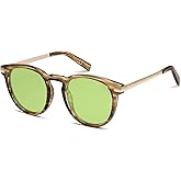 SOJOS Retro Round Polarized Sunglasses Womens Mens Classic Vintage Trendy Sunnies SJ2368