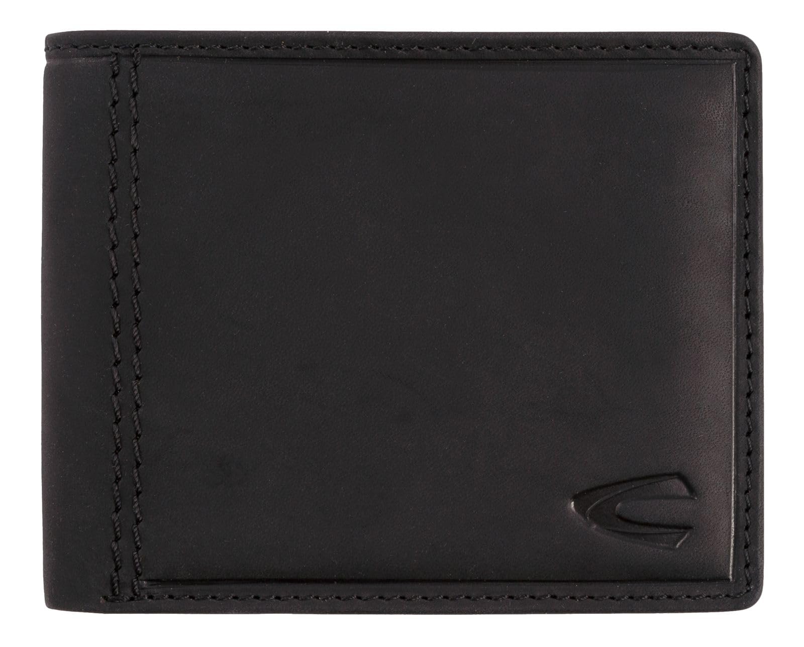 camel active Vietnam Coin Pouch, 11 cm, Black (Schwarz)