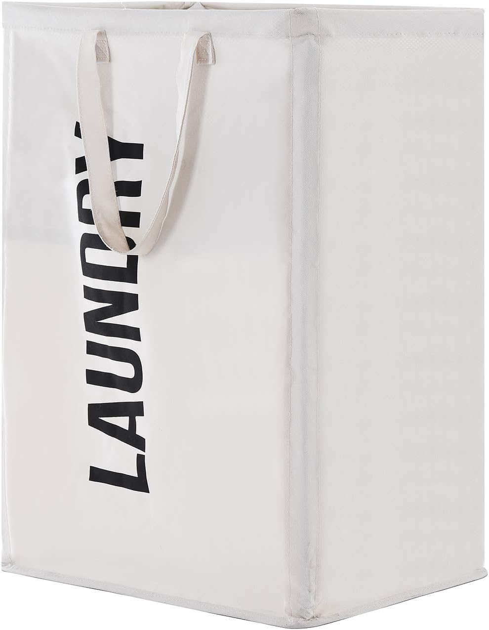 Haundry 26" Tall Thin Laundry Hamper with Handles, Waterproof Large Slim Collapsible Laundry Basket Bag for Dirty Clothes Storage