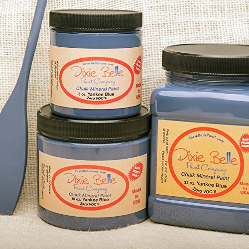 Dixie Belle Paint Company Chalk Finish Furniture Paint (Yankee Blue) (8oz)