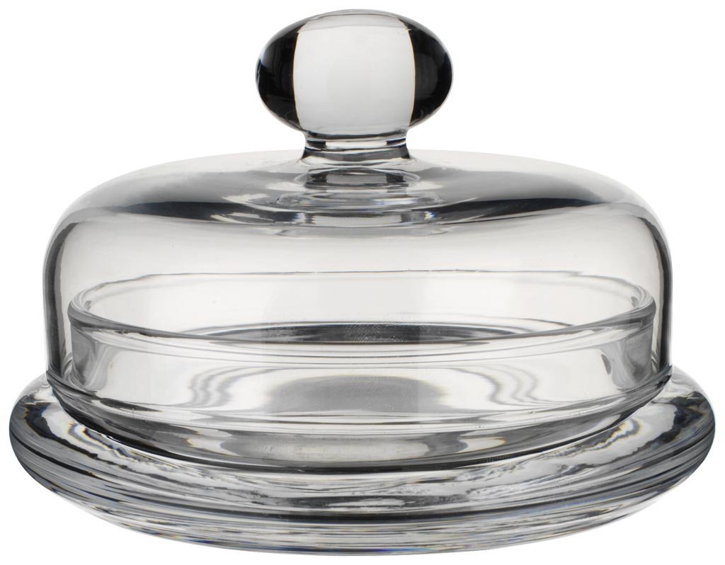 Villeroy & Boch Retro Accessories Butter Plate, Glass, Transparent
