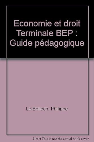 Download Economie et droit Terminale BEP : Guide pédagogique PDF
