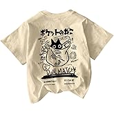 VIPWOLF Men's Y2K Graphic Tee Shirts Short Sleeve Hand Print Crew Neck Cool T-Shirt