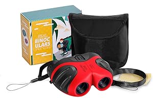 Best Gifts for Teens, VNVDFLM Compact Shock Proof Binocular for Kids Toys for 3-12 Year Old Girls Boys to Watching Wildlife o