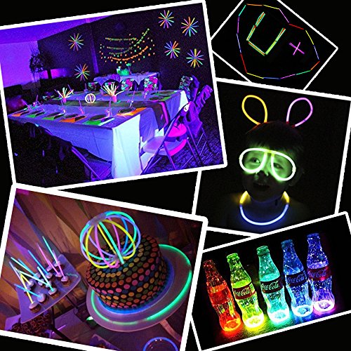 6 Glowstick+Connectors+Eyeglasses+Funcorn+Toys