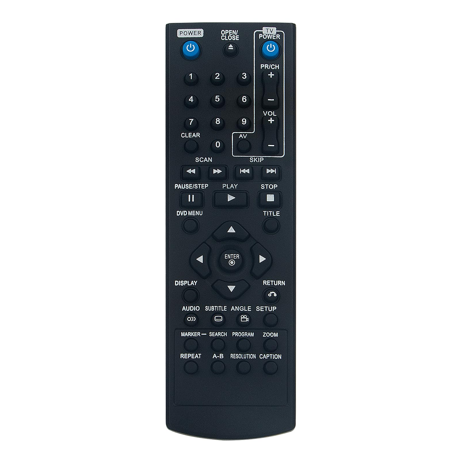 VINABTY COV33662806 Replacement Remote Compatible with LG DVD Player DP132 DP132H DZ9500 DVX9500 DGK777 DGK778 DP540H DP542H