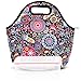 Chrysansmile Insulated Lunch Bag Neoprene Small Lunch Box for Women Soft Cooler Bag Cute Lunch Tote for Work Outdoor Picnic